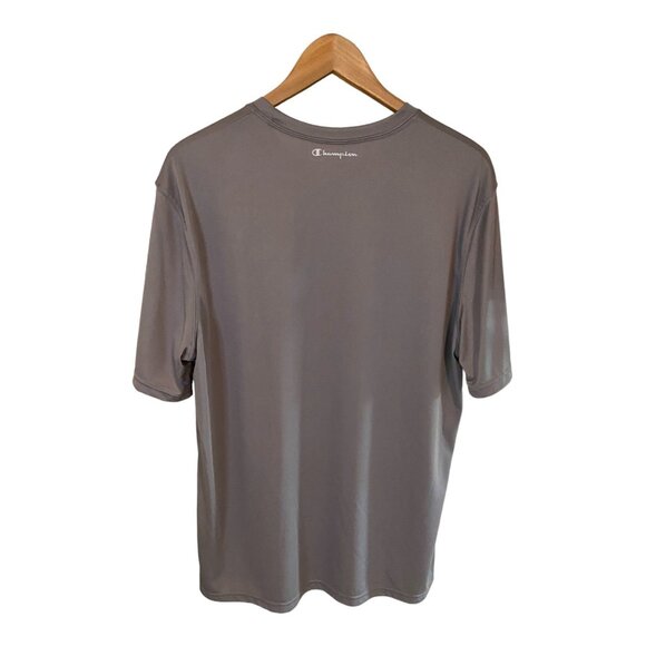 Champion Performance Athletic T-Shirt XLGray Moisture Wicking Gym Tee Athletic - Picture 3 of 6